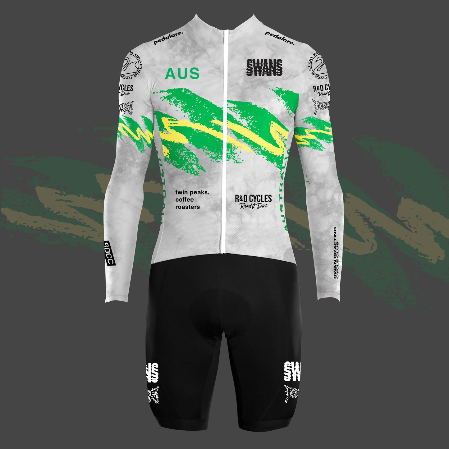 SWANS UCI GRAVEL WORLDS AUS TEAM - Summer Long Sleeve