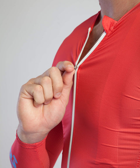 Principale Candy Red Summer Long Sleeve Jersey - Men