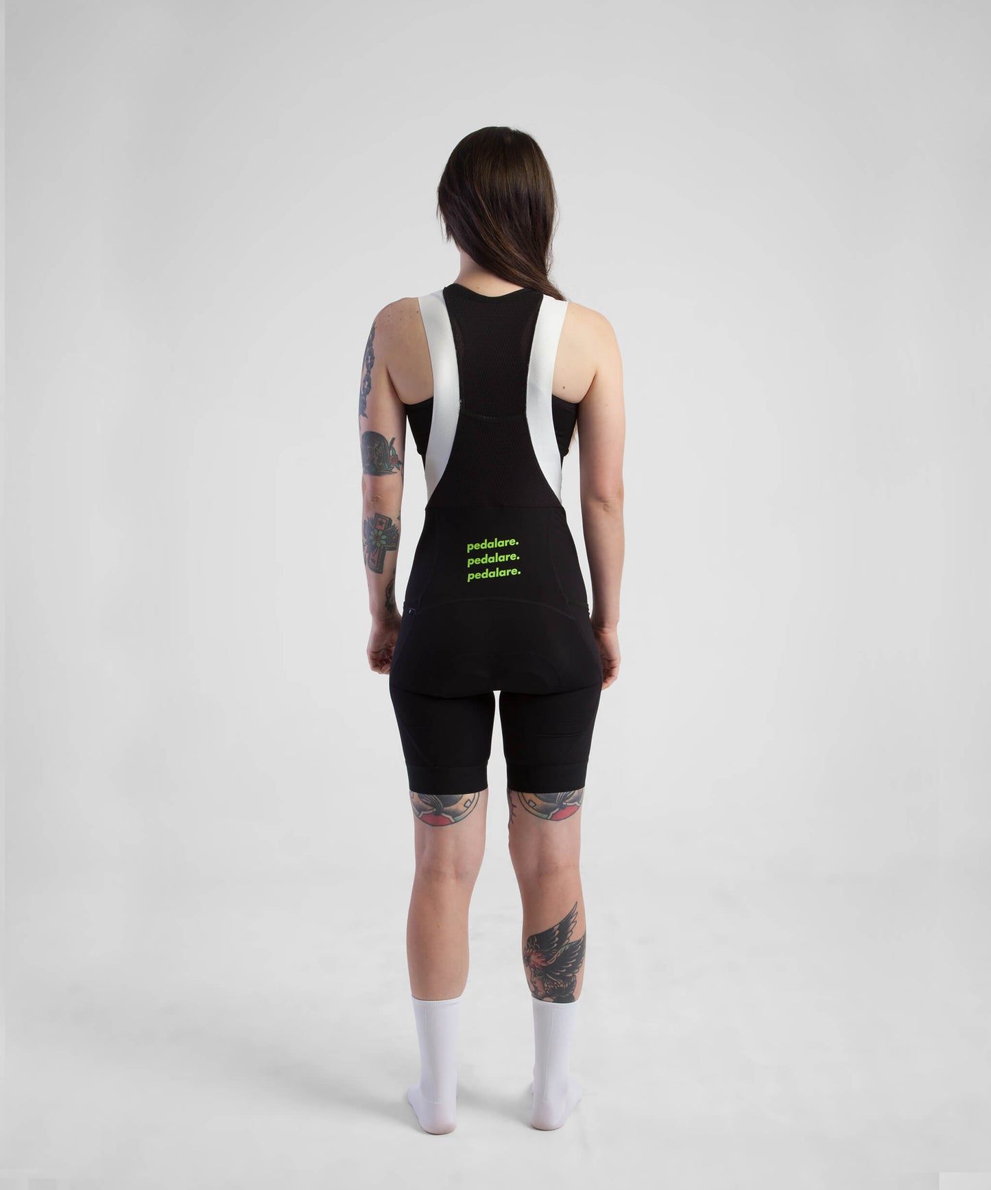 Women's Classico Cargo Black/Yellow Bib Shorts