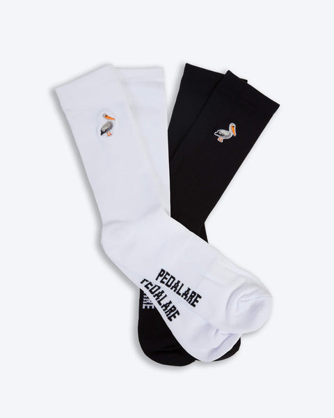 Pelican Sock - Black or White '23e