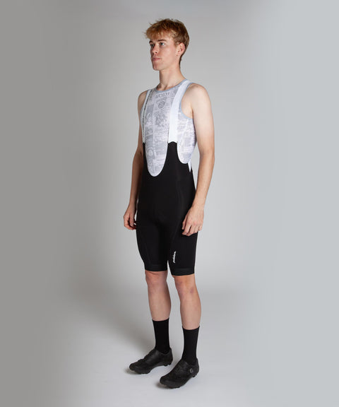 Classico Cargo Black Bib Shorts