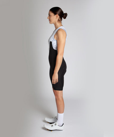 Women's Classico Cargo Black Bib Shorts