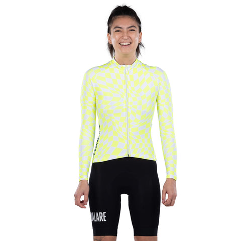 WARP Fluoro Yellow Winter Long Sleeve - Womens