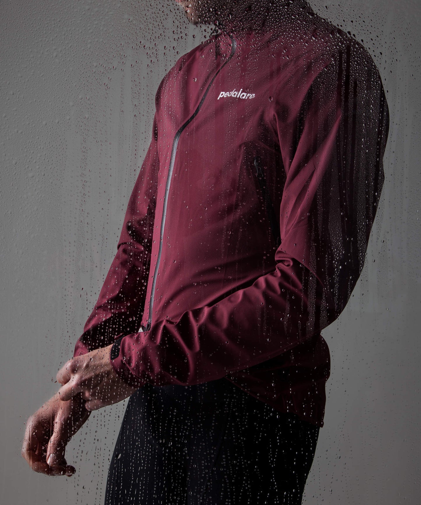 Tempesta Rain jacket Maroon
