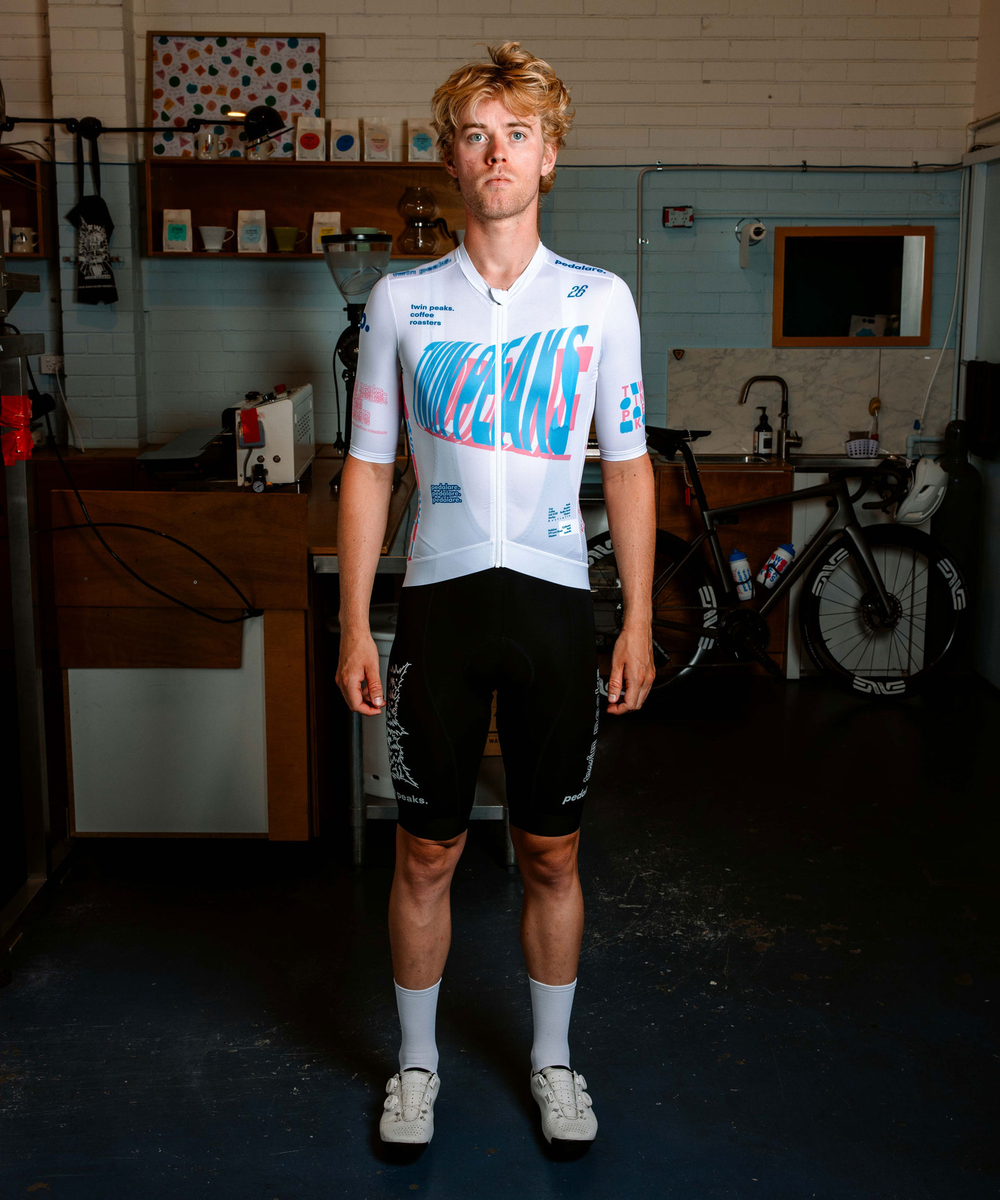 Pedalare x Twin Peaks Principale Jersey White