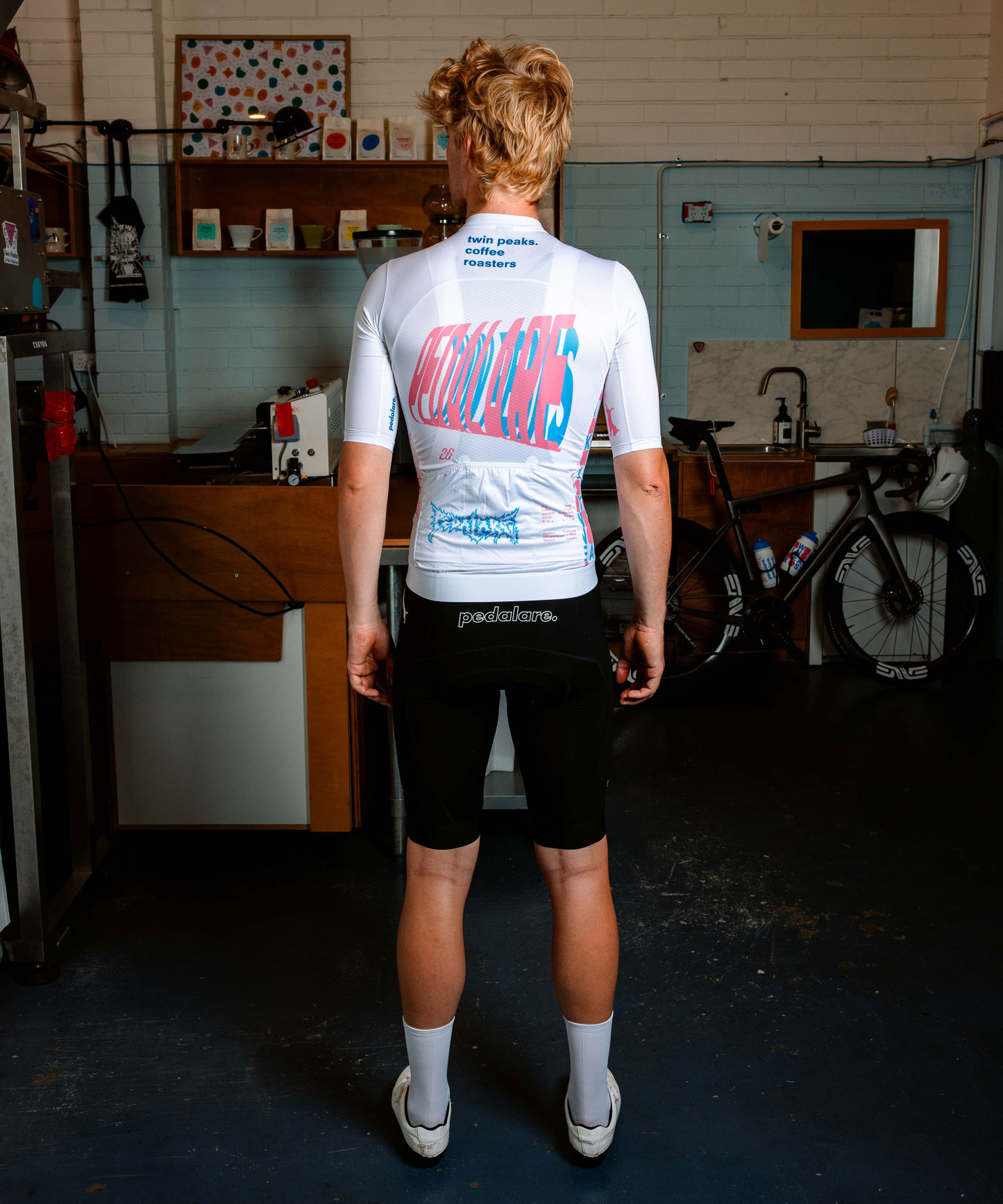 Pedalare x Twin Peaks Principale Jersey White