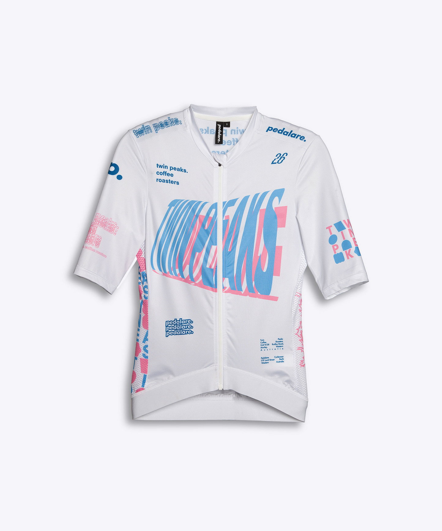 Pedalare x Twin Peaks Principale Jersey White