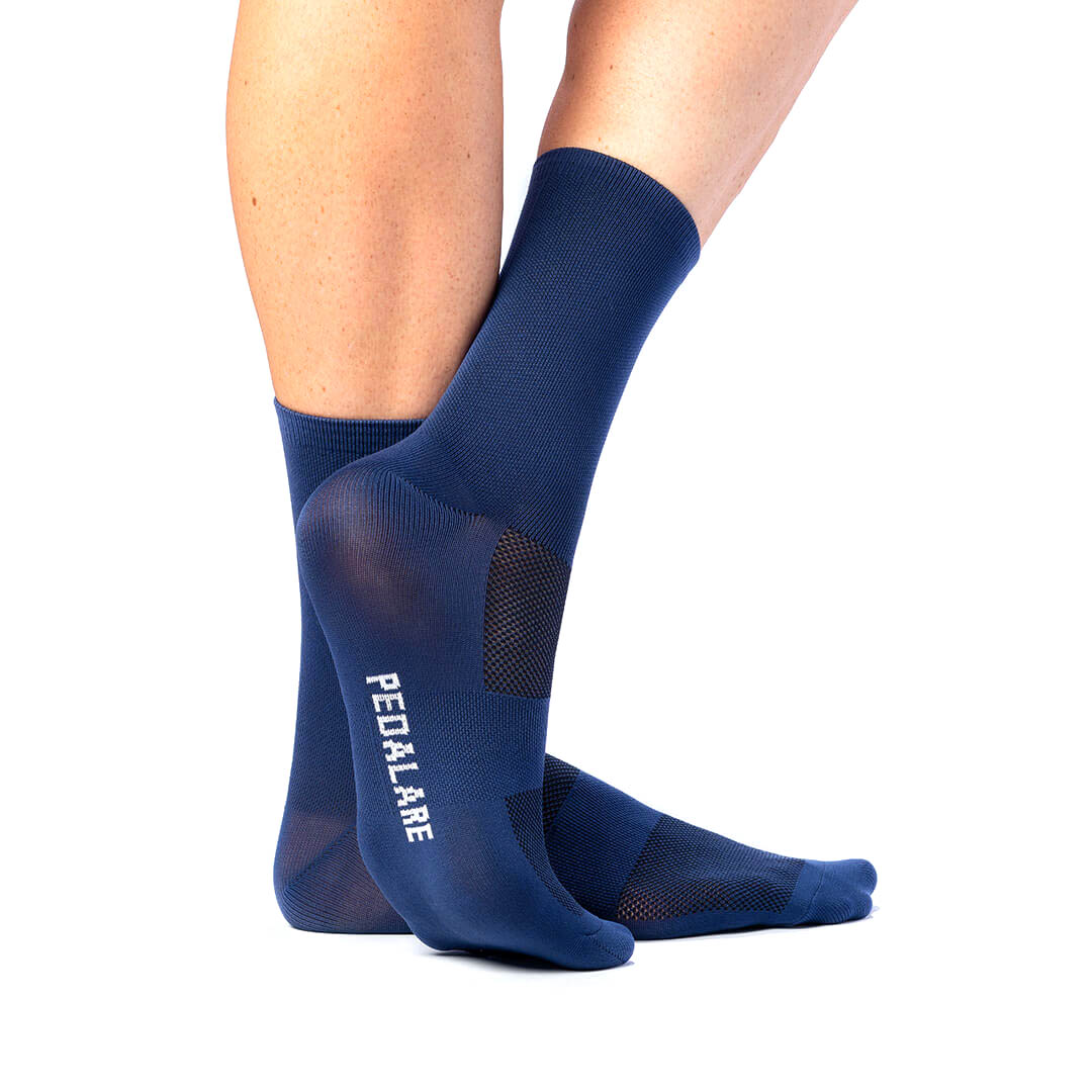 Plain Navy Sock
