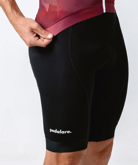 Classico Black Bib Short - Mens