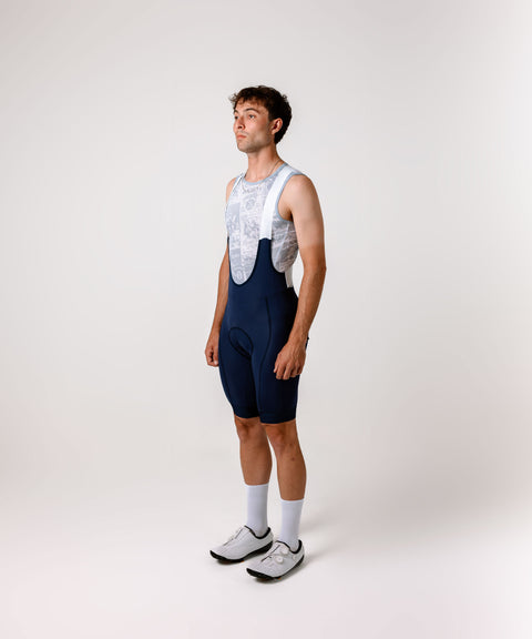 Classico Navy Bib Short - Mens