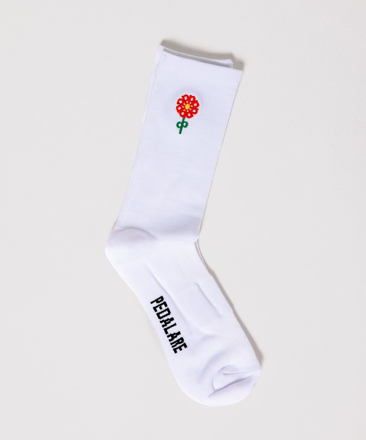 Flower White Sock