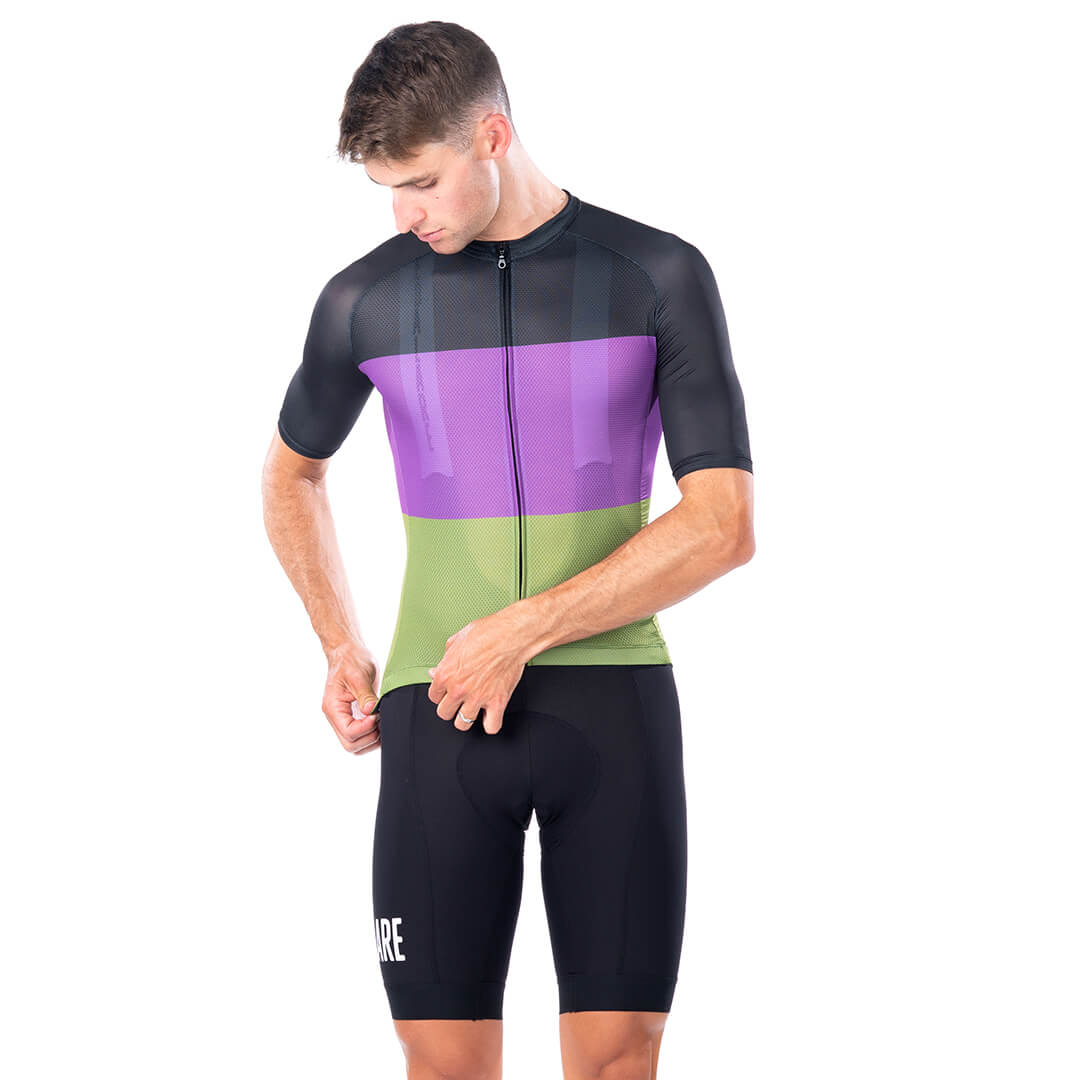 Classico Jersey Green Purple Tricolore