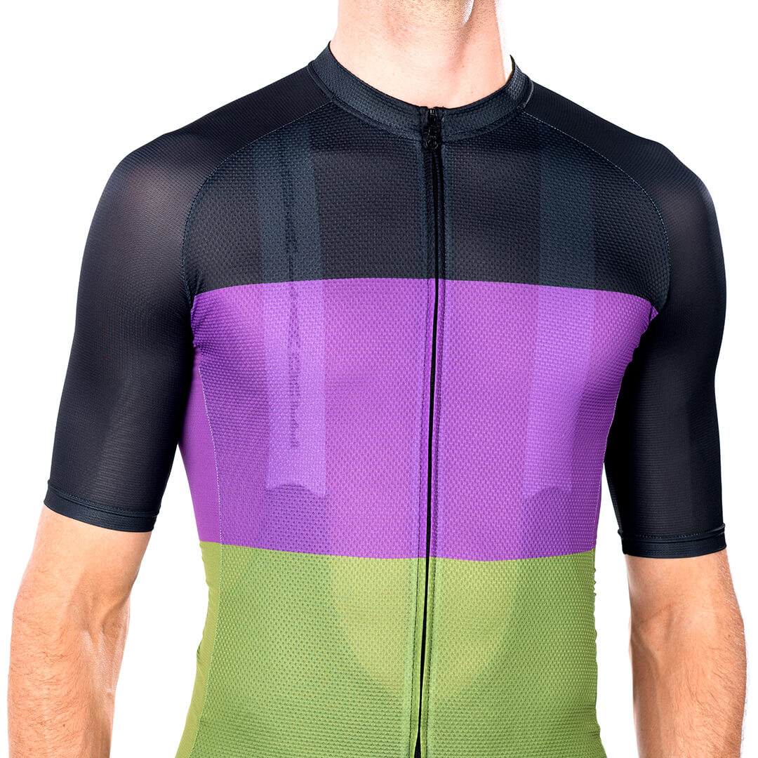 Classico Jersey Green Purple Tricolore