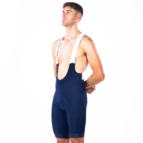 Classico Bib Short Navy/White - Mens