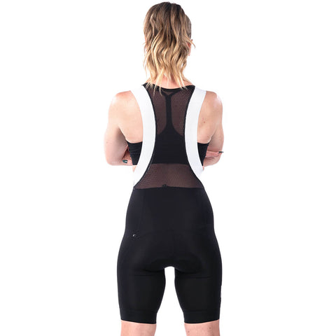 Classico Bib Short Black/White - Womens