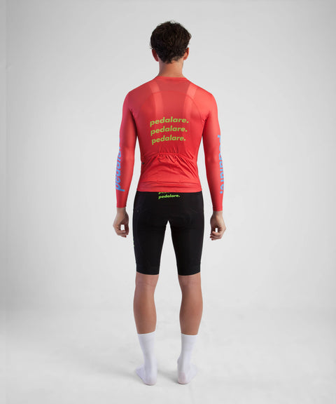 Principale Candy Red Summer Long Sleeve Jersey - Men