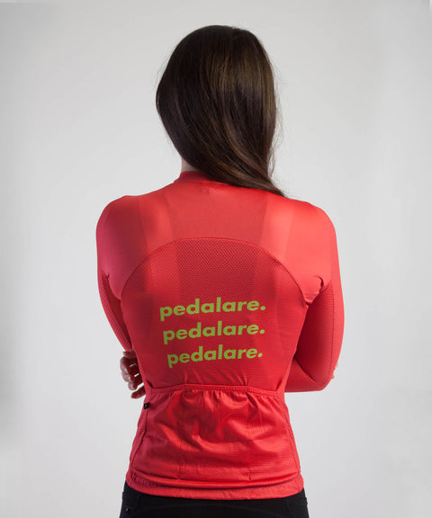 Principale Summer Long Sleeve Jersey CANDY RED women