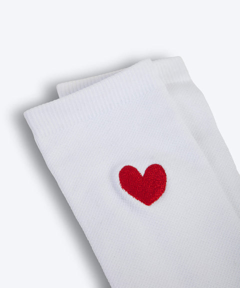 RMHC Heart's - White Socks