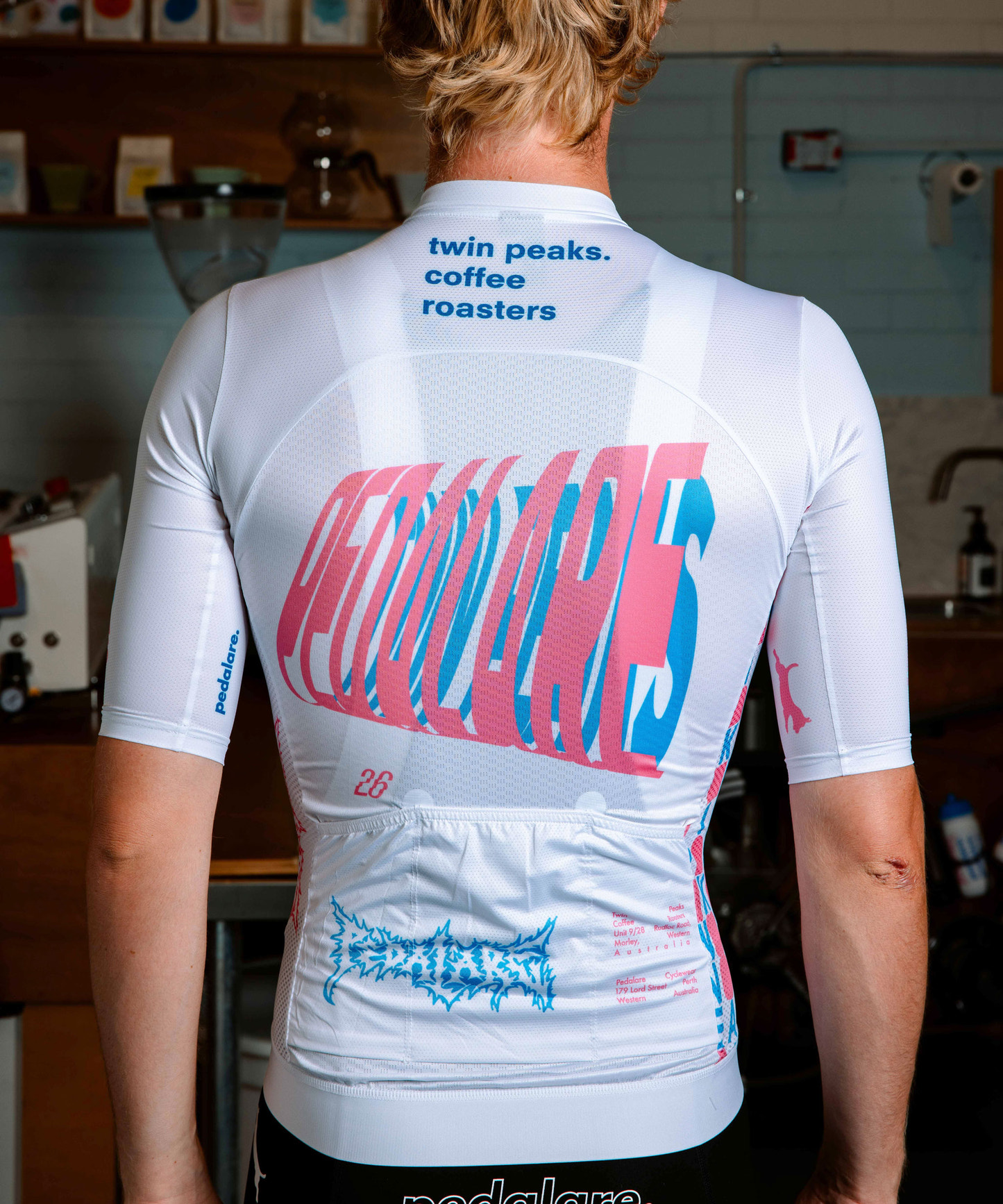 Pedalare x Twin Peaks Principale Jersey White