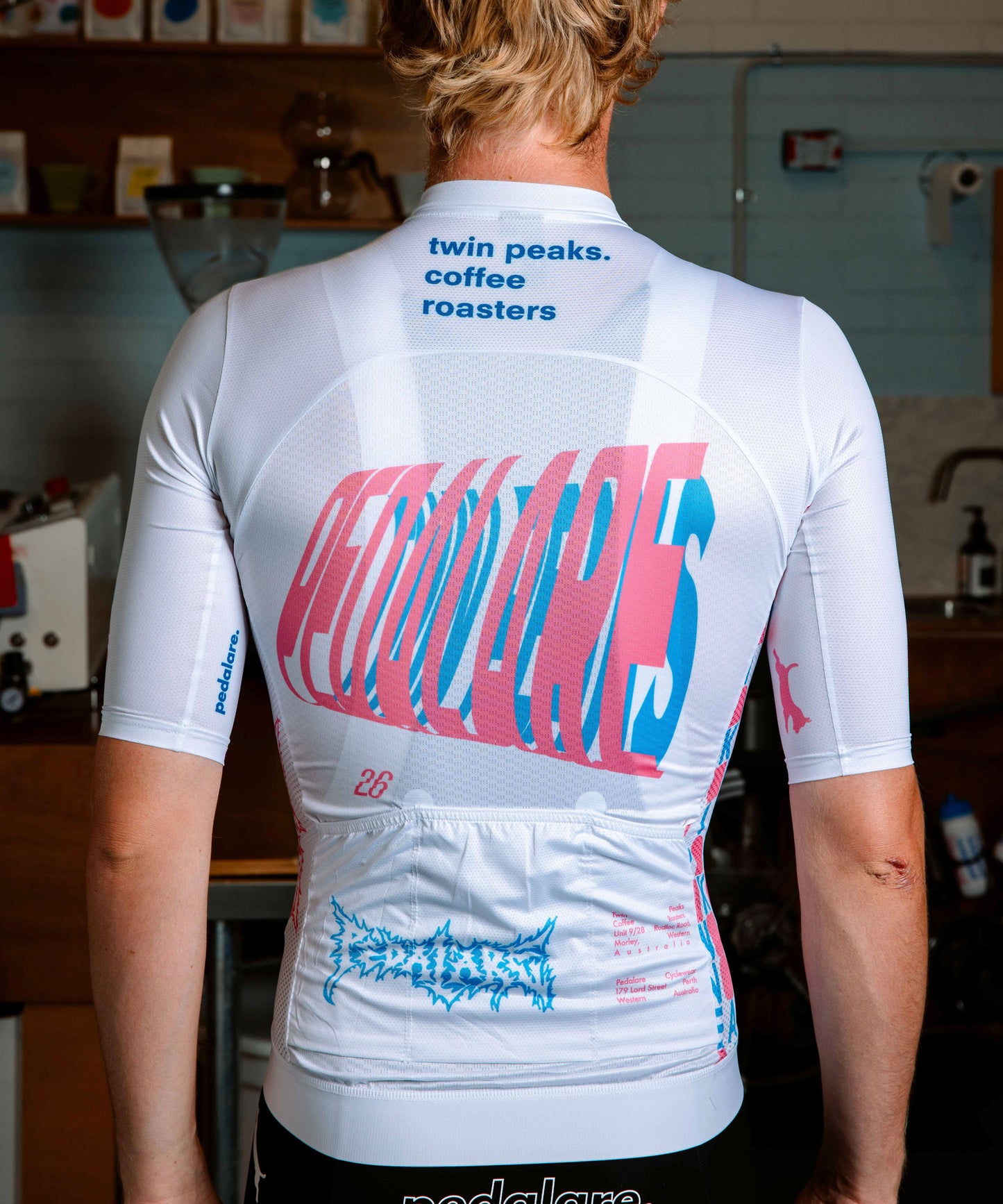 Pedalare x Twin Peaks Principale Jersey White