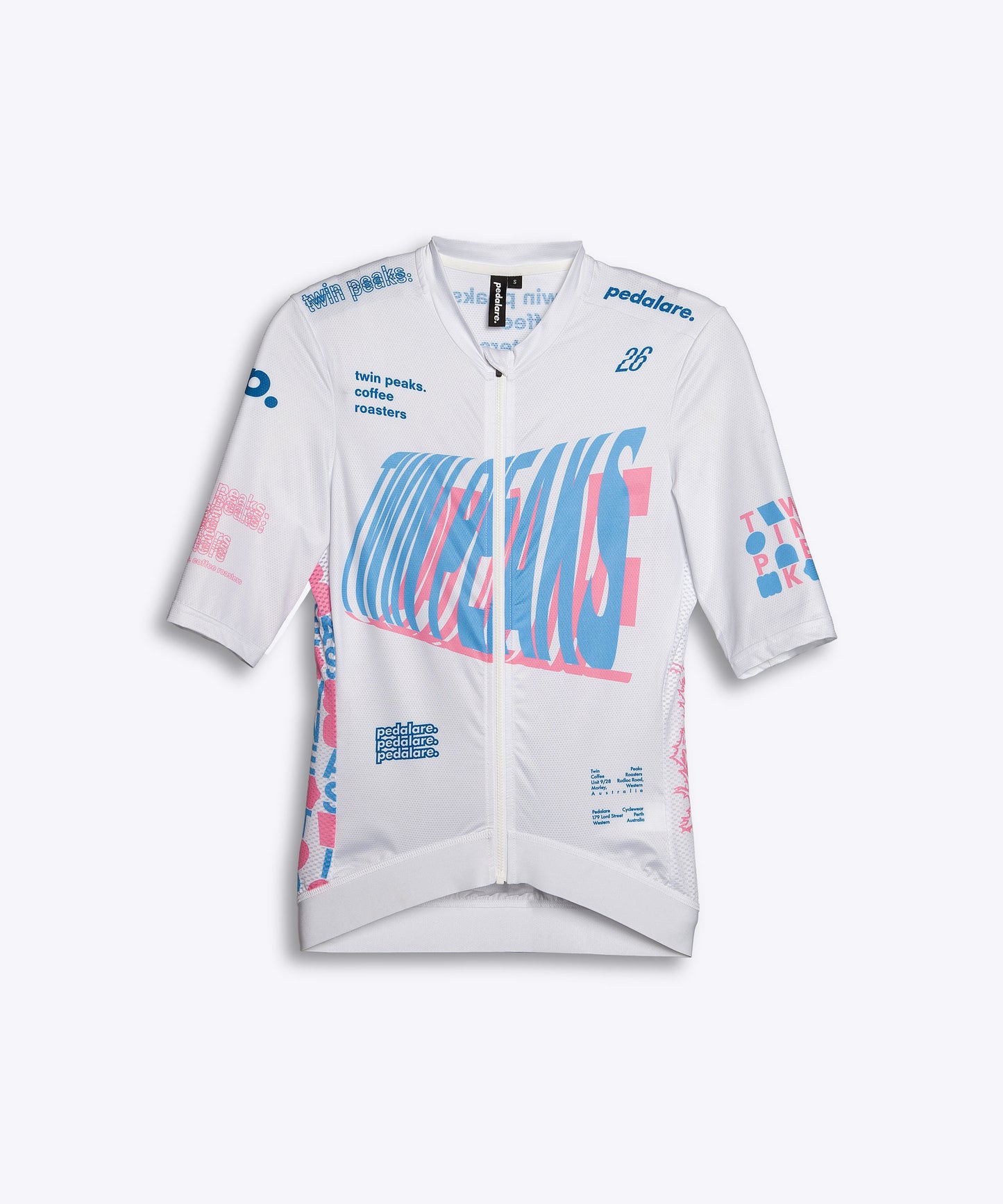 Pedalare x Twin Peaks Principale Jersey White