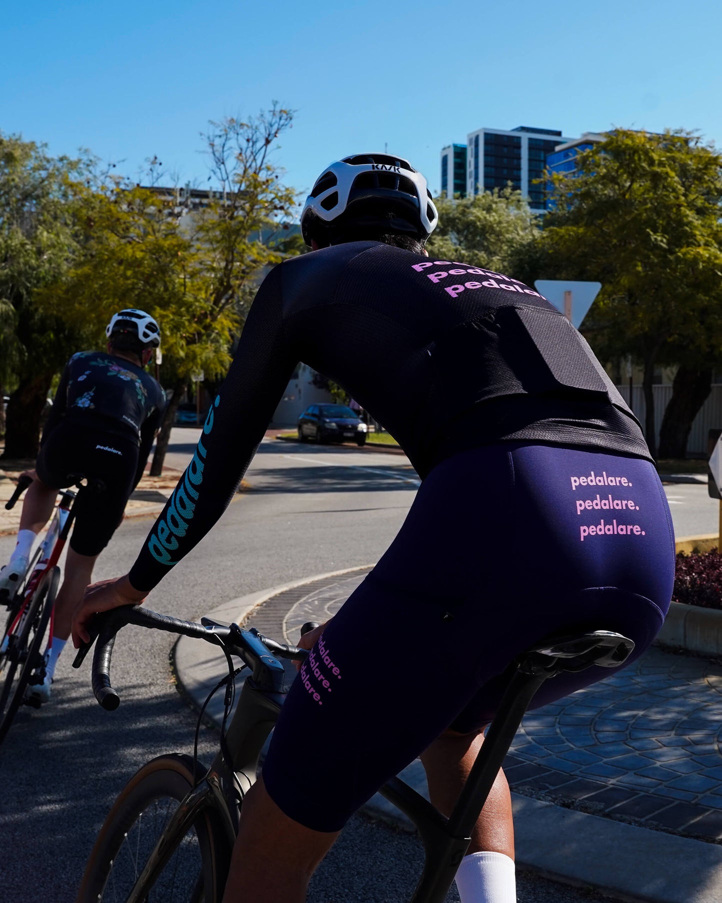 Classico Cargo Navy/Pink Bib Shorts - Mens