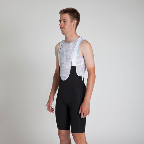 Classico Black Bib Short Mens