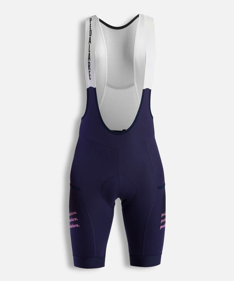 Classico Cargo Navy/Pink Bib Shorts - Mens