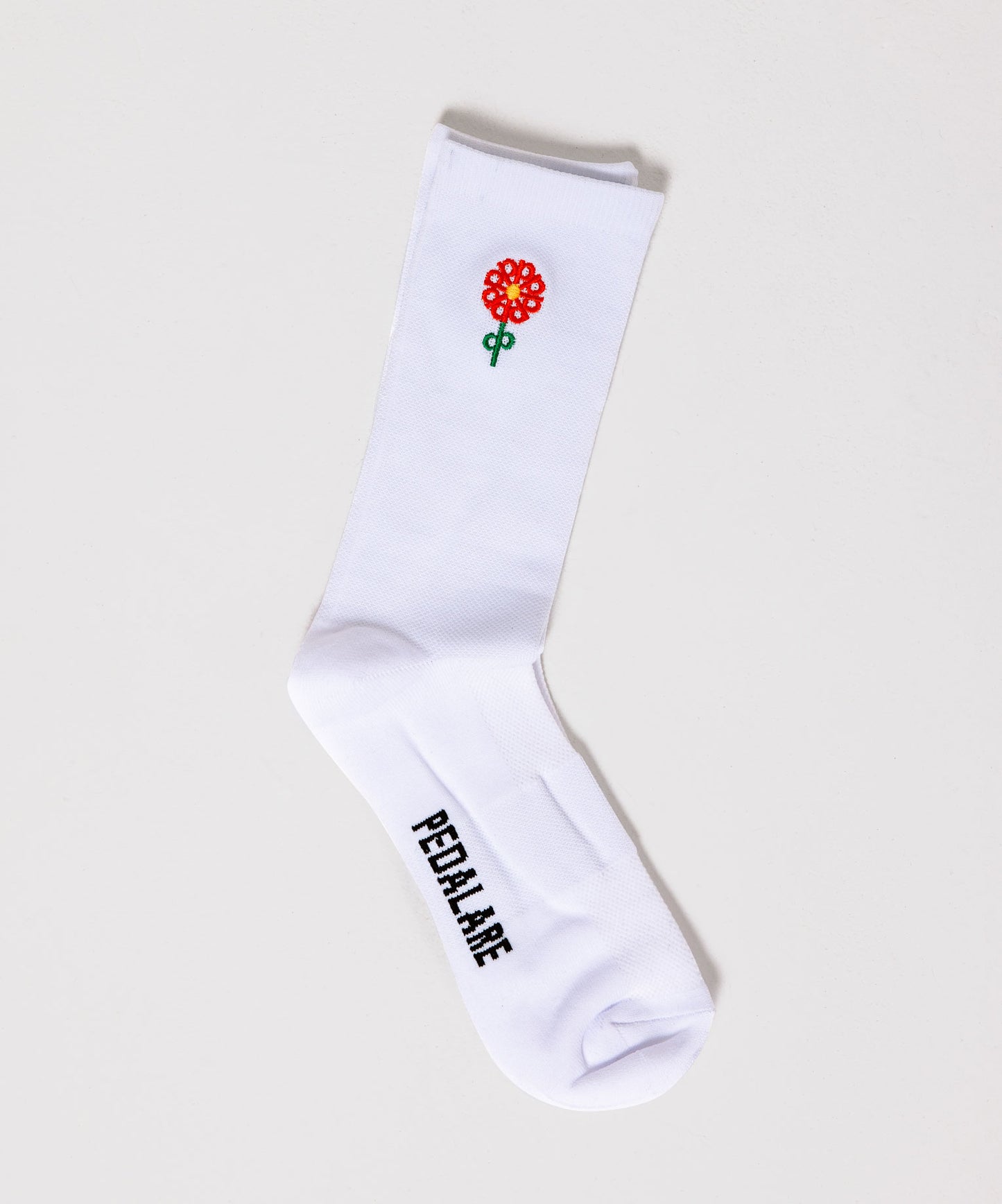Flower White Sock