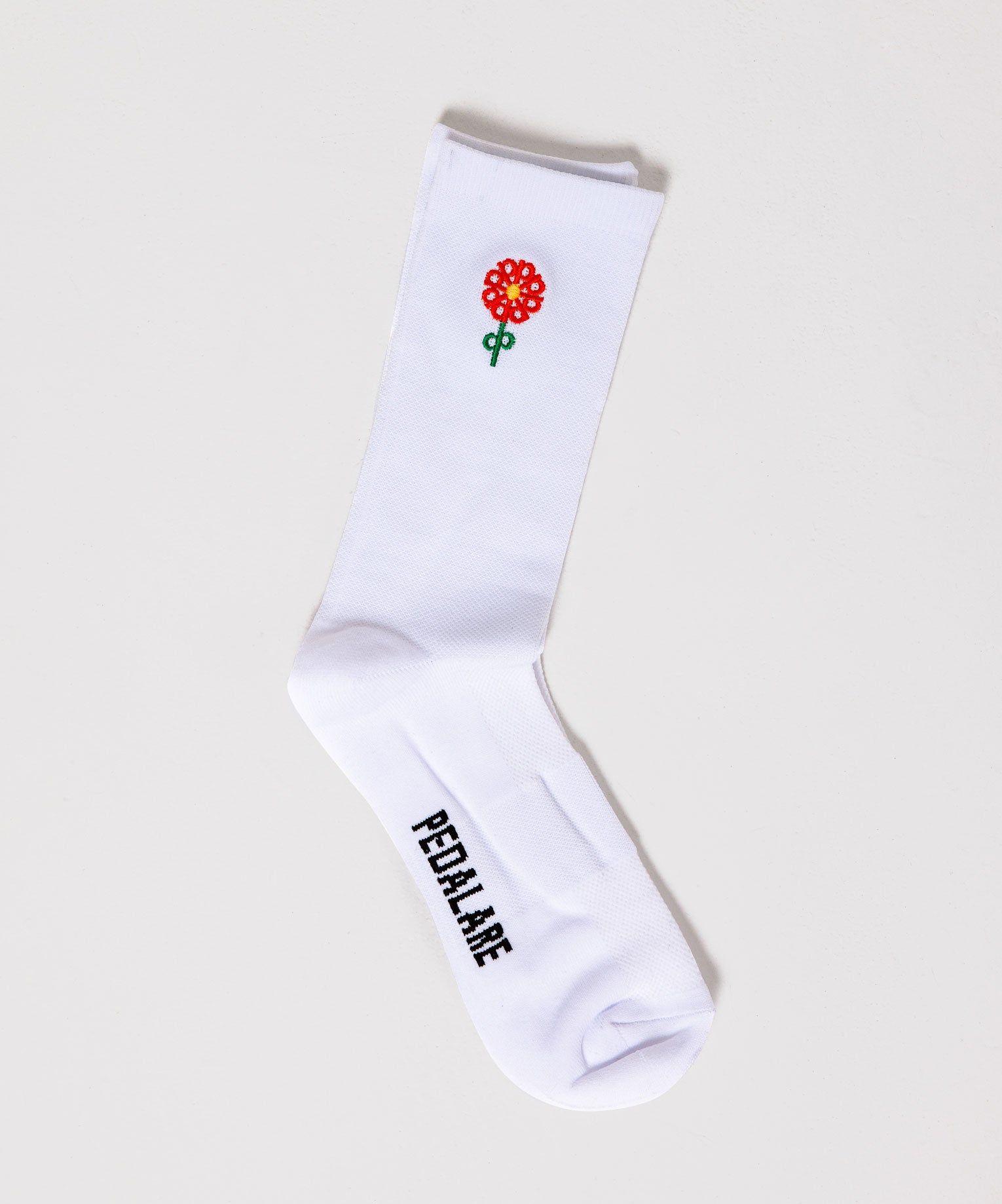 Flower White Sock