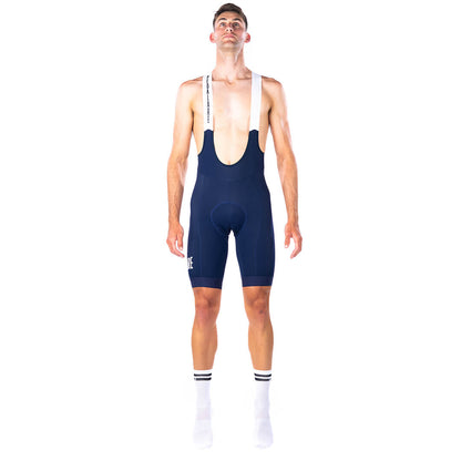 Classico Bib Short Navy/White - Mens