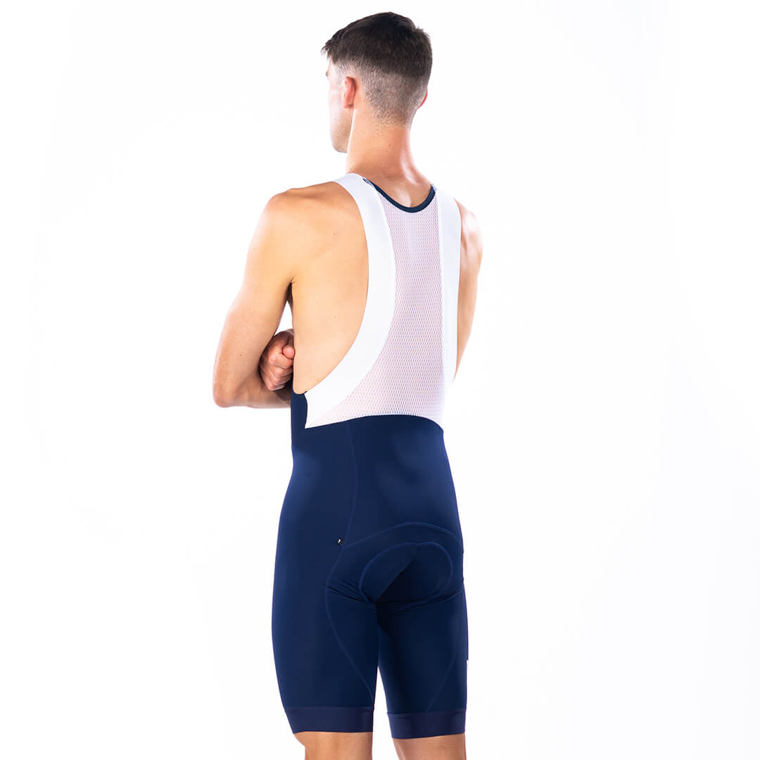 Classico Bib Short Navy/White - Mens
