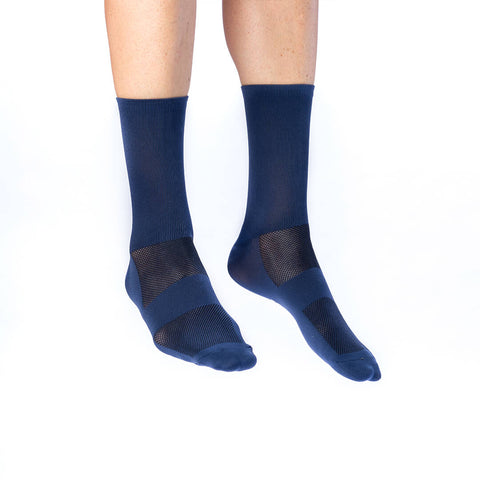 Plain Navy Sock