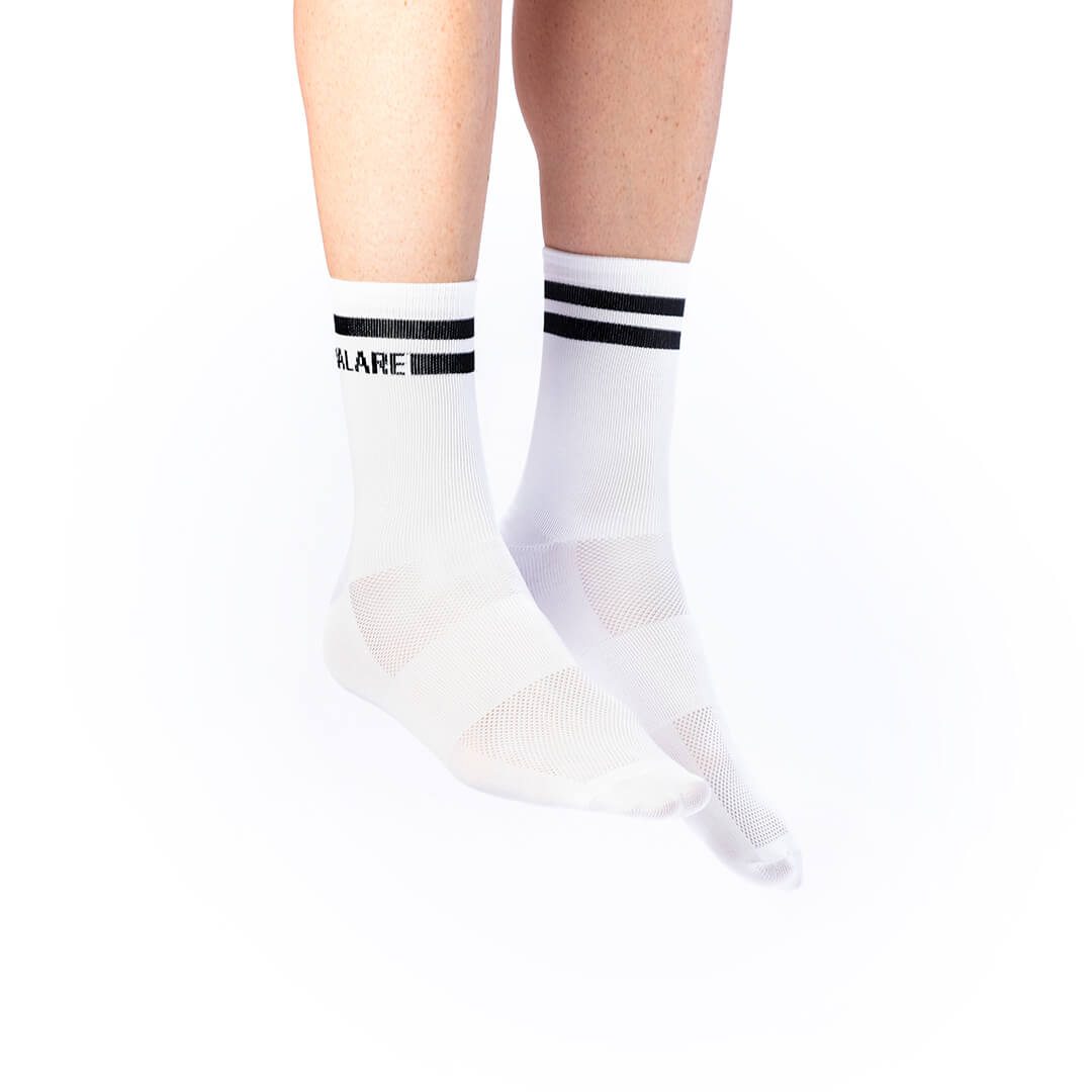 Logo Sock - White