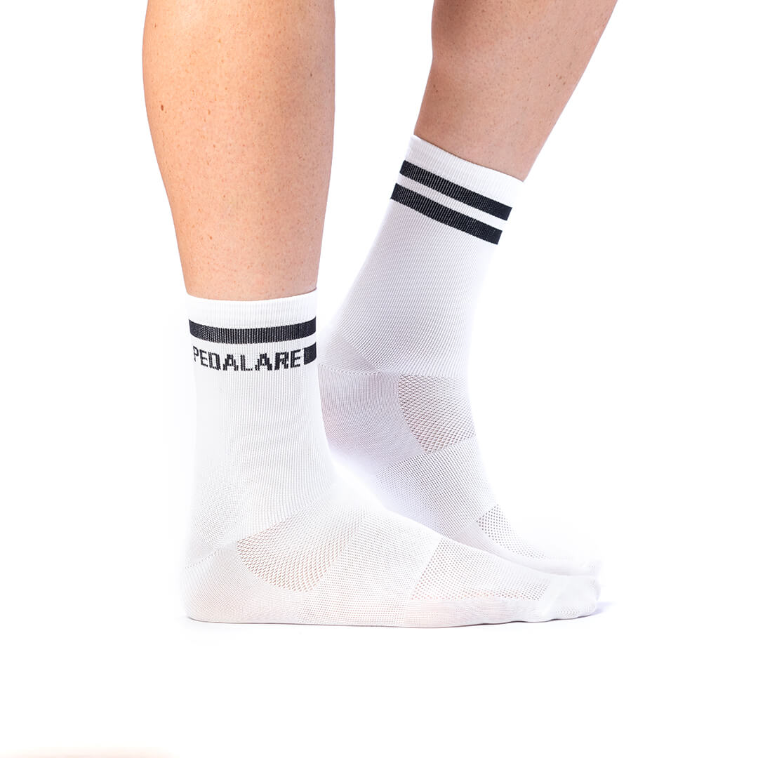 Logo Sock - White
